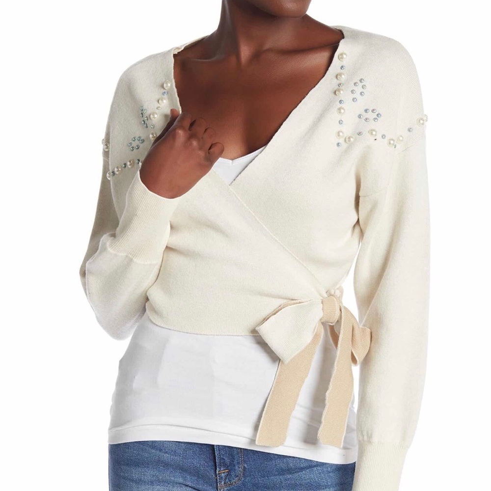 Wildfox Wilder Mock Wrap top size small